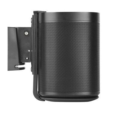 Eximus Speaker Wall Mount Bracket for Sonos One, Sonos One SL and Sonos Play:1 - Adjustable Tilt and Swivel for Optimal Audio Quality- Black Finish (Mounting Hardware Included)