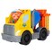 Blippi Cement Truck - Mini Vehicle with Freewheeling Features Including 2&rdquo; Character Toy Figure Construction Worker - Imaginative Play for Toddlers and Young Kids