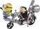 Minions: The Rise of Gru Movie Moments Pedal Power Gru Approx 4-in/10-cm Action Figure Interactive Toy with Articulation &amp; Movie Scene Accessories, Great Gift for 4 Years &amp; Older Minion Fans