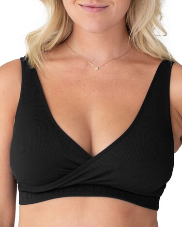 Kindred Bravely Sublime Adjustable Crossover Nursing Bra for Breastfeeding   Wireless Maternity