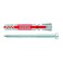 fischer DUOPOWER 10 x 80 S Universal Plugs with Screw for Attaching Cabinets, Wall Shelves in Concrete, Masonry, Panel Building Materials and much more Pack of 10-Item No. 538247, Grey/Red, 10 St&uuml;ck