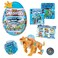 Smashers Dino Ice Age Sabre Tooth Tiger by ZURU Mini Surprise Egg with Many Surprises! - Slime, Dinosaur, Collectibles, Toys for Boys and Kids (Sabre Tooth Tiger)