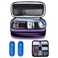 Yarwo Insulin Cooler Travel Case, Double-Layer Diabetic Travel Case with 2 Ice Packs, Diabetic Supplies Organizer for Insulin Pens, Blood Glucose Monitors or Other Diabetes Care Accessories, Purple