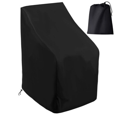 Outdoor Chair Covers, 210D Patio Chair Cover Waterproof Patio Chair Covers for Outdoor Furniture All Weather Protection (25" W x 25" D x 47&rdquo; H, 1 Pack)