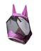 Harrison Howard CareMaster Pro Luminous Horse Fly Mask Large Eye Space Standard with Ears UV Protection for Horse Dark Magenta Full Size