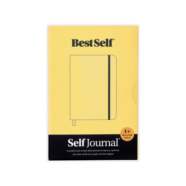 BestSelf Self Journal 13-Week Productivity Journal with Prompts, Undated Planner and Guided Journal for Women and Men, Canary