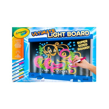 Crayola Ultimate Light Board - Blue, Drawing Tablet &amp; Tracing Pad, Light Up Kids Toys, Gifts For Boys &amp; Girls, Ages 6, 7, 8 [Amazon Exclusive]