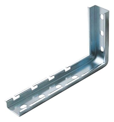 Quest Manufacturing Cable Tray L Wall Bracket, Zinc