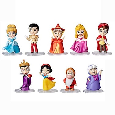 Disney Princess Hasbro Comics Adventure Discoveries Collection,Doll Set with 9 Figures,Bases,Display Castle and Case,Toy for Girls 3 and Up (Amazon Exclusive)