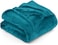 Utopia Bedding Fleece Blanket Twin Size Turquoise 300GSM Luxury Anti-Static Fuzzy Soft Microfiber Bed Blanket (90x66 Inch)