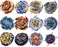 Gyros 12 Pieces Pack, Bey Battling Top Battle Burst High Performance Set with Stickers, Birthday Party School Gift Idea Toys for Boys Kids Children Age 6+