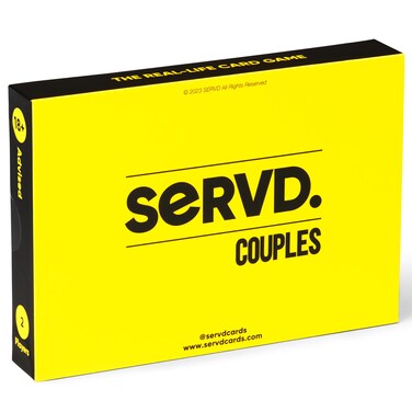 SERVD - Couples - The Hilarious Real-Life Couples Card Game   A Funny Couples Gift for Anniversary, Valentines Day, Christmas, Date Nights &amp; More   Unique Couples Strategy Game