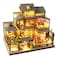 Spilay DIY Dollhouse Miniature with Wooden Furniture,DIY Dollhouse Kit Big Japanese Courtyard Model with LED &amp; Music Box,1:24 Scale Creative Room Gift Idea for Adult Friend Lover (Yaquan Courtyard)