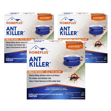 Homeplus&trade; Ant Killer AB, Metal Bait Station, Ants Killer for House, Ant Traps Indoor &amp; Outdoor, 12 Pack