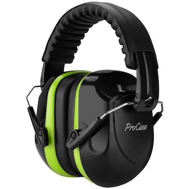 ProCase Noise Reduction Ear Muffs, Sound Proof Ear Protection, NRR 28dB Noise Cancelling Headphones for Adults Kids Autism, Hearing Protection for Shooting Gun Range Mowing -Green
