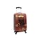Harry Potter Luggage 21 Inch Hogwarts Express Hard-Sided Suitcase Rolling Luggage Carry-On Tween Spinner Travel Trolley for kids - Brown