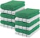Utopia Kitchen Towels 12 Pack, 15 by 25 Inches, 100% Ring Spun Cotton Super Soft and Absorbent Linen Dish, Tea and Bar Towels Set, Dusty Green