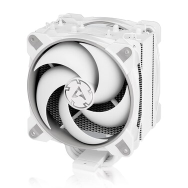 ARCTIC Freezer 34 Esports Duo - Tower CPU Cooler with BioniX P-Series case Fan in Push-Pull, 120 mm PWM Fan, for Intel and AMD, LGA1851 &amp; LGA1700 Compatible - Grey/White