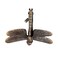 Dragon Fly Design Metal Door Knocker - (Antique Brown, Standard)