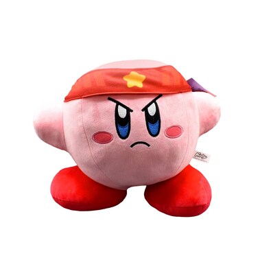 Fighter Kirby 12" Mega Plush - Cute Plushies, Big Plush &amp; Soft Pillow Kirby Gifts for Kids &amp; Adults! Kirby Plushes Available Include Whip Kirby, Kirby Sleep, Fighter Kirby, and Link Kirby Sword.