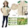 Kids Explorer Costume including Safari Vest and Hat - Boys &amp; girls aged between 4-6 - Role play as paleontologist, zoo keeper, park ranger or fishing