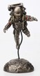 Veronese Design 6 1/8 Inch Zero G Astronaut Moon Landing Resin Statue Bronze Finish