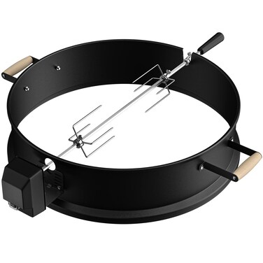 SHINESTAR Upgraded Rotisserie Kit for All Weber 22-Inch Kettle Charcoal and Other Similar Size Grills, Sturdy &amp; Well Balanced, Part# 2290