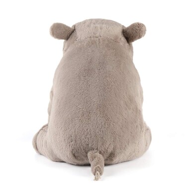 Tezituor Giant Rhino Stuffed Animals Throw Pillow - Big Rhino Plush Toy Cute Soft Gift for Boy Girl Kids, Gray,24 Inches