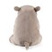 Tezituor Giant Rhino Stuffed Animals Throw Pillow - Big Rhino Plush Toy Cute Soft Gift for Boy Girl Kids, Gray,24 Inches