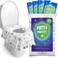20 Pack Extra Large Disposable Toilet Seat Cover (Boho) &ndash; Toddler Toilet Covers for Full Coverage On Toilet or Potty &ndash; Ideal Travel Toilet Seat Covers for Kids and Adults