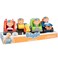Blippi 3" Vehicles 4-Pack Toy Playset - Construction Excavator, Mobile, Fire Engine, Garbage Truck - Officially Licensed - Easter Basket Stuffer Gift for Preschoolers, Kids, Boys &amp; Girls - 3+