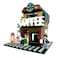 General Jim's Modular City Building Blocks Coffee Shop Set &ndash; 283 Pieces   2-Story Caf&eacute; Playset   Compatible with Major Brick Brands   Coffeemaker, Restaurant Seating, Menu Board &amp; Walk-Up Window