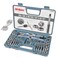 Hi-Spec 39 Piece SAE &amp; Metric Tap &amp; Die Set. Complete M3 to M12 / #4 to 1/2in Fine &amp; Coarse Tools to Cut, Chase and Thread with Screw Pitch Gauge in a Tray Case