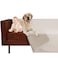 Ameritex Pet Bed Blanket Reversible 100% Waterproof Velvet Super Soft for Sofa and Bed (68x82 Inches, Cream+Beige)