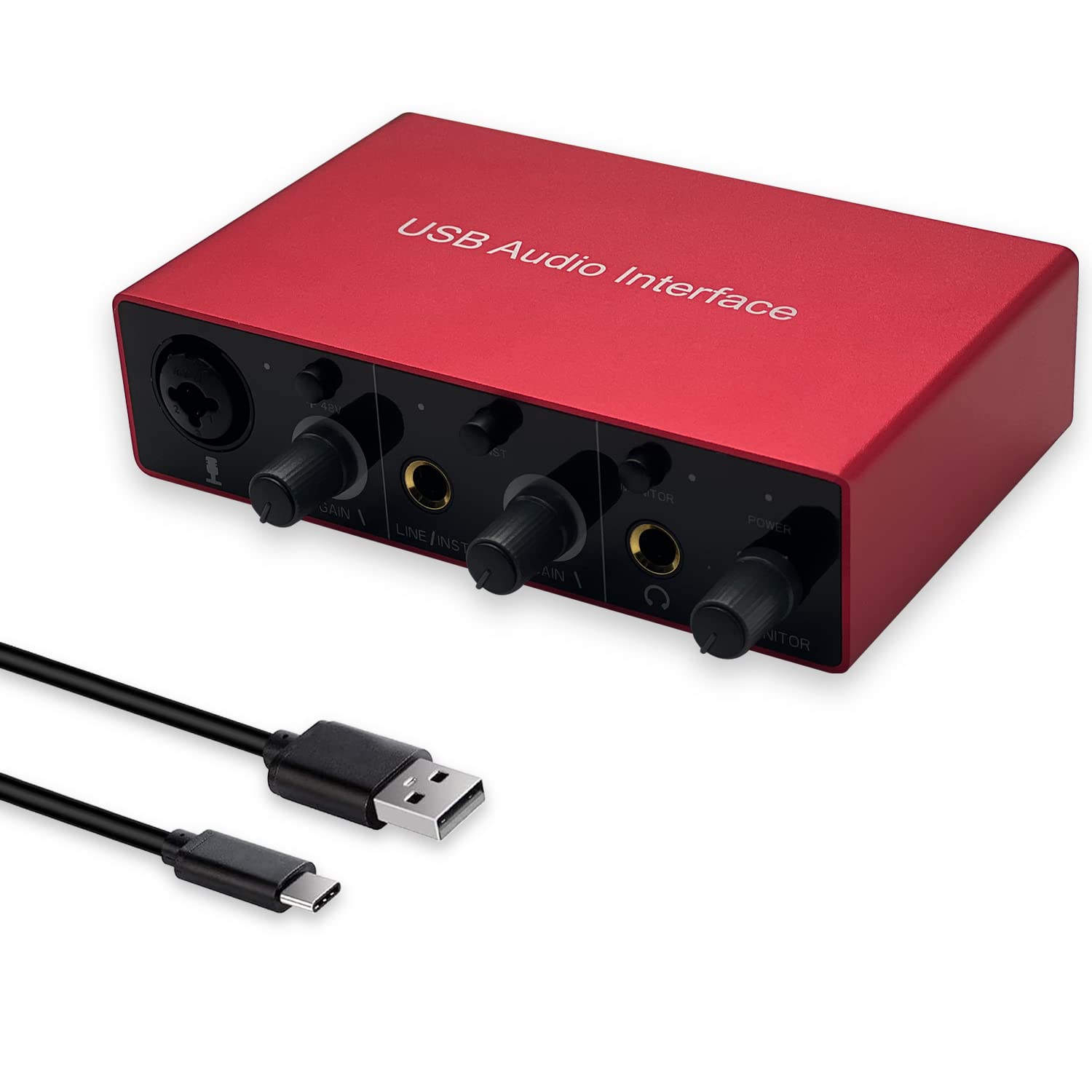 ydf Y.d.f Audio Interface Usb Audio Interface With Mic Preamplifier usb