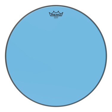 Remo Emperor Colortone Blue Drumhead, 18