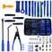 Wetado Trim Removal Tool Kit, 200PCS AutoTrim Removal Set, Plastic Panel Fastener Removal Tool, Car Trim Removal Kit for Car/Trim/Panel/Door/Audio/Auto Clip Pliers/Terminal Removal Tool Kit (Blue)