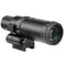 Feyachi M37 1.5X - 5X Red Dot Magnifier Focus Adjustment Optical Magnifier with Flip to Side Mount, Black