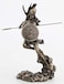 Veronese Design 9 1/4 Inch Greek Goddess Athena Holding Spear and Shield Cold Cast Resin Bronze Finish Statue Home Decor