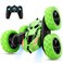 RC Car Toys Remote Control Stunt Car for 6-12 Year Old Boys RC Cars 360 Degree Flips Double Sided Rotating 4WD 2.4Ghz Outdoor Toys Car for Kids Birthday Gifts (Green)