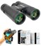 Bird Watching Binoculars for Adults by Smithsonian &ndash; 10x42 Binoculars for Bird Watching, Hiking, Travel &ndash; Birding Binoculars with Phone Adapter, Adjustable Diopter &ndash; Bird Watching Guide Included