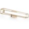 6000K Dimmable Bathroom Vanity Light, 26.2in Champagne Gold Bathroom Light Fixtures, 12W LED Lights Over Mirror, Acrylic Bar Champagne Bronze Vanity Light