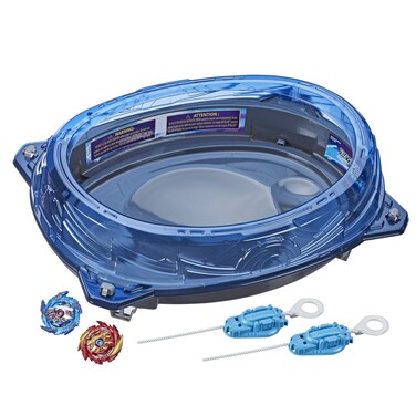 Beyblade Burst Surge Speedstorm Volt Knockout Battle Set &ndash; Complete Battle Game Set with Beystadium, 2 Battling Top Toys and 2 Launchers