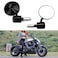 Motorcycle Handlebar Bar End Mirror, Rearview Mirror Universal 7/8" Handle Round Anti Glare, Compatible with Most Motorcycle, E-bike, Scooters, ATV, UTV