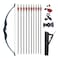 Recurve Bow and Arrows Set for Adults 30lb 40lb Archery Bow Kit 53" Takedown Bow Suit Left and Right Hand Shooters Shooting Practice