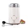 DR MILLS DM-7441 Coffee Grinder Electric, Coffee Bean and Dried Spice Grinder, One Touch Operation, Blade and cup made with SUS304 stainless steel (White)