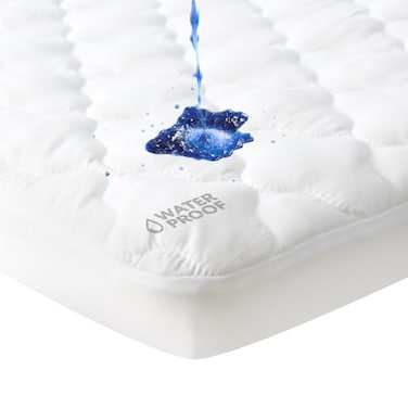 Moonsea Waterproof Sheets Compatible with 4moms Breeze Plus &amp; Breeze GO Playards, Pack Mattress Pad, Play Sheets Fitted, White