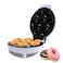 Courant Mini Donut Maker Machine for Holiday, Kid-Friendly, Breakfast or Snack, Desserts &amp; More with Non-stick Surface, Makes 7 Doughnuts, White