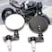 Universal Motorcycle Bar End Mirrors - Round Convex Rear View Side Mirror for Folding 7/8" Handlebar Compatible With Sportster 883 Street bike Dirt bike chopper