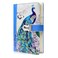 ARRLSDB A5 Creative Password Lock Journal PU Leather Combination Lock Diary Digital Password Notebook Locking Journal Diary (Peacock 2)